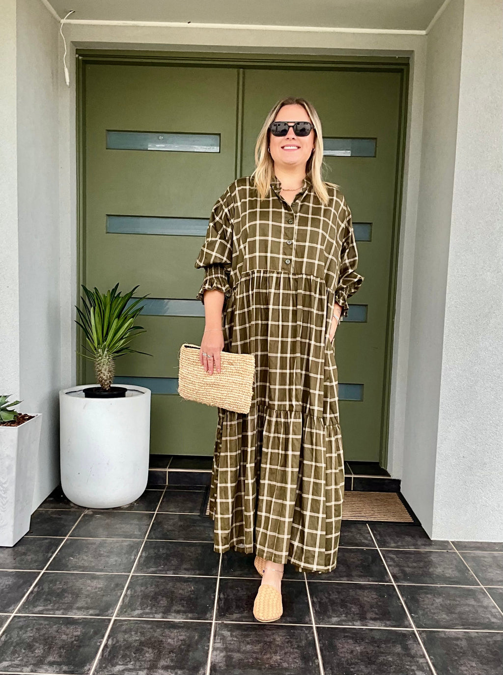 LILLIE DRESS - forst checkmate