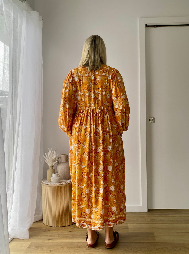 ELLIE DRESS - Lemon Zesty