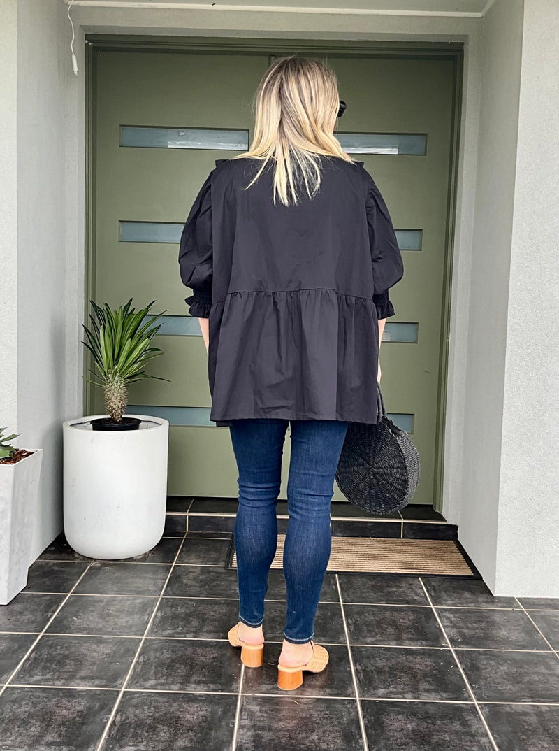 BOBBIE TOP - Black