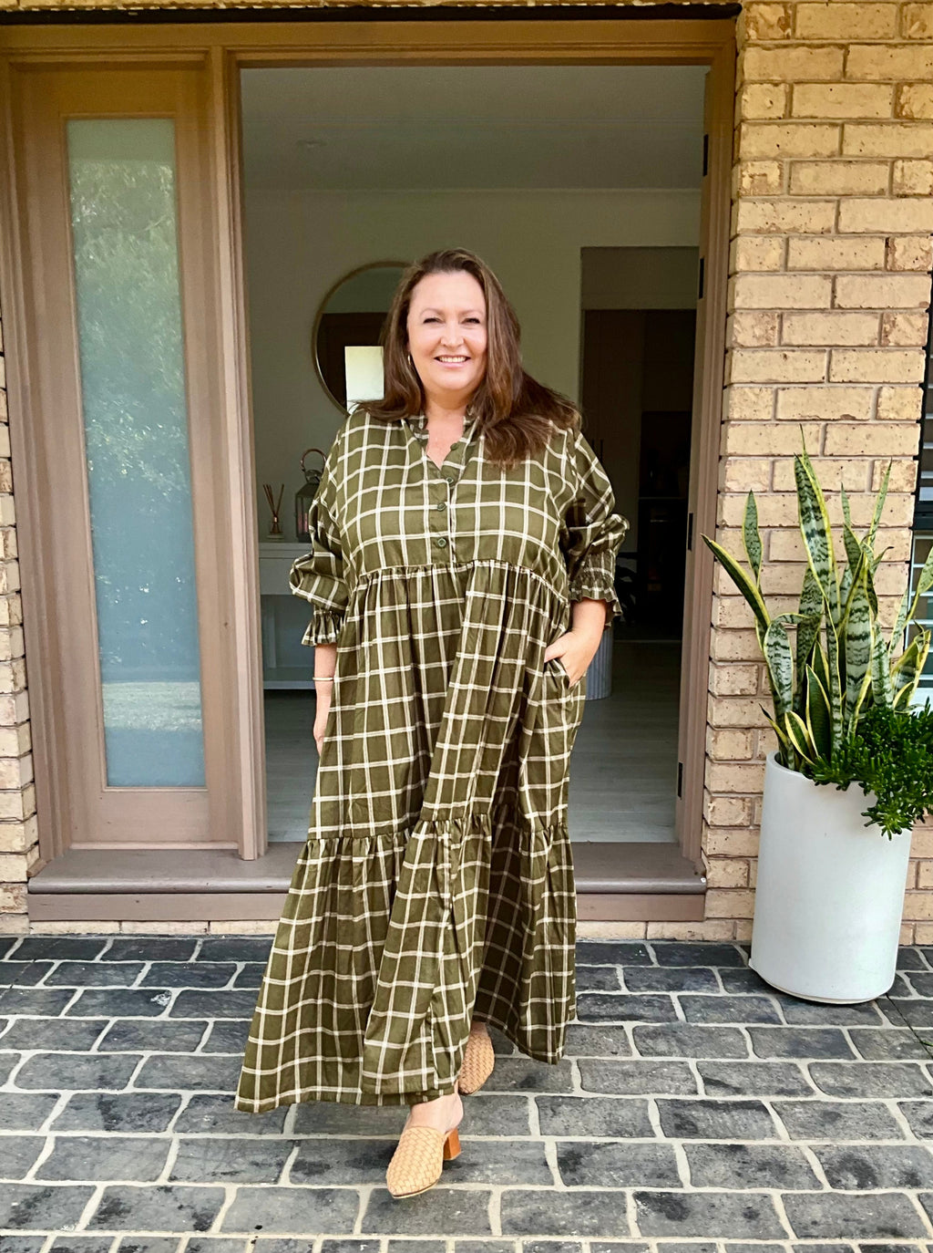 LILLIE DRESS - forst checkmate