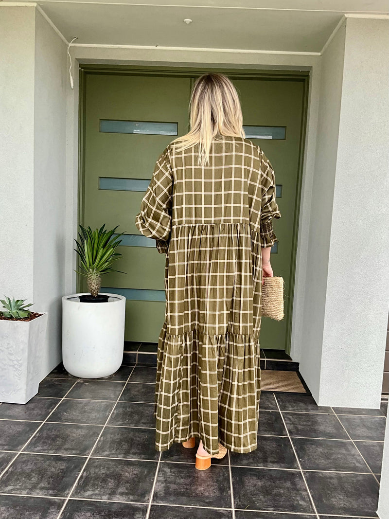 LILLIE DRESS - forst checkmate