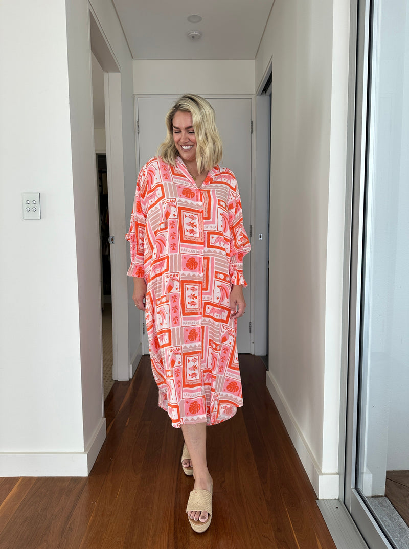 ALLIE DRESS - botanica blush