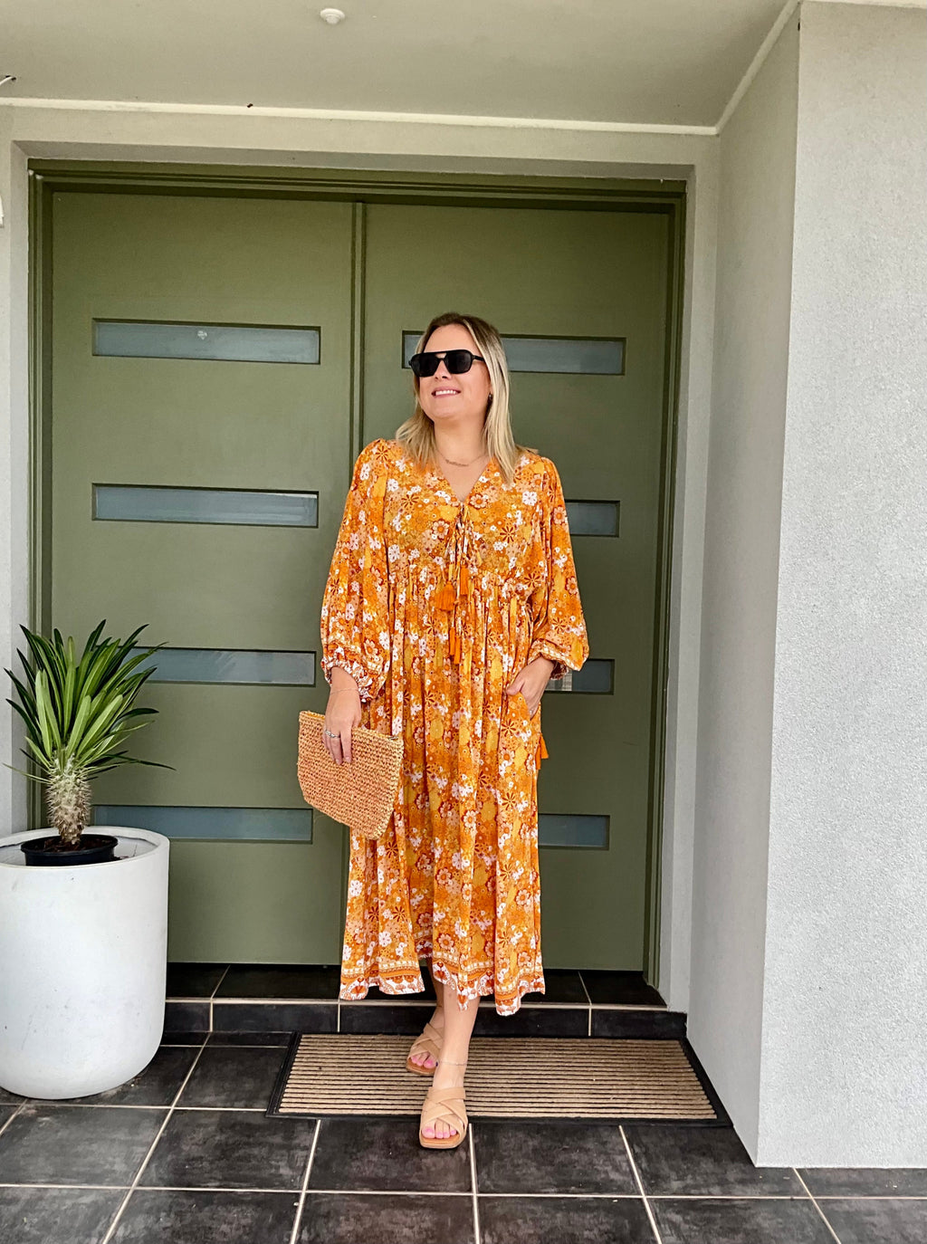 ELLIE DRESS - Lemon Zesty