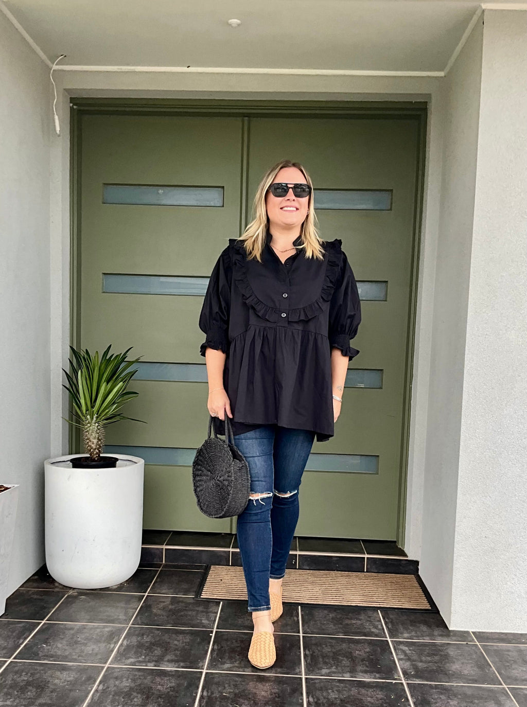 BOBBIE TOP - Black