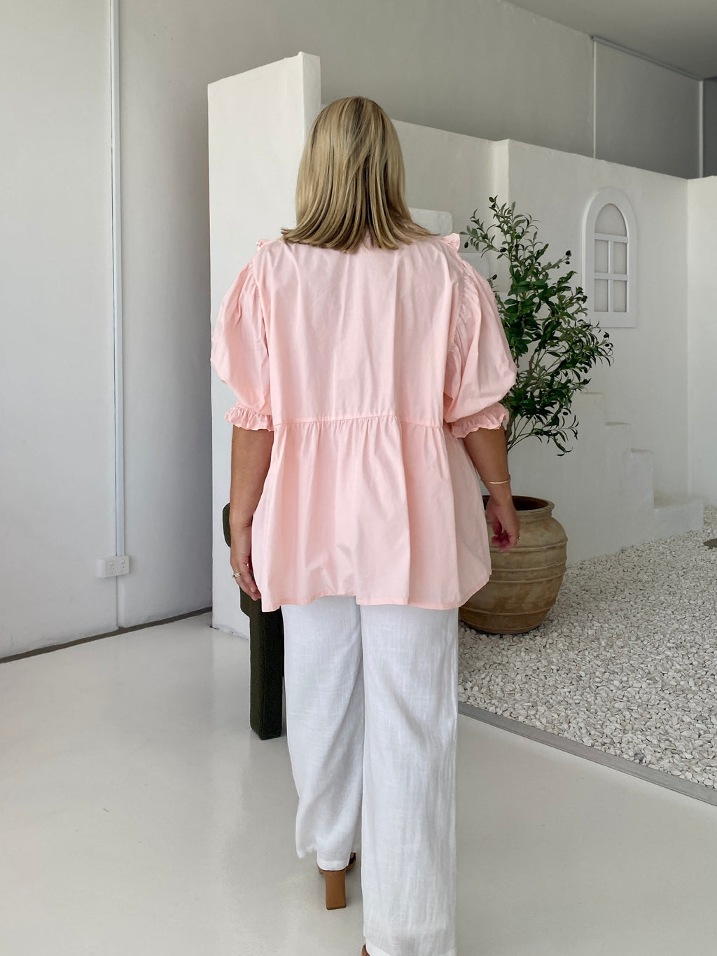 BOBBIE TOP - Pale Pink